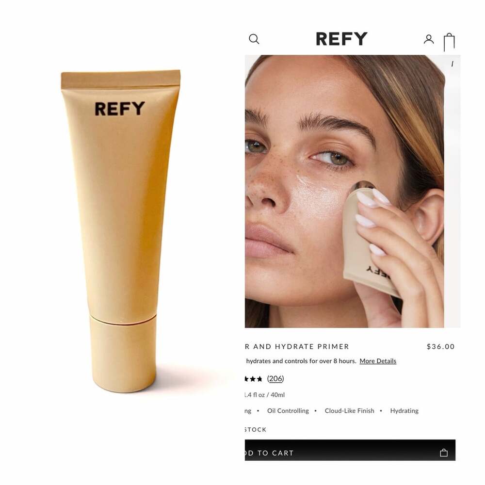 Refy Blur And Hydrate Primer 1.4 Fl Oz / 40ml